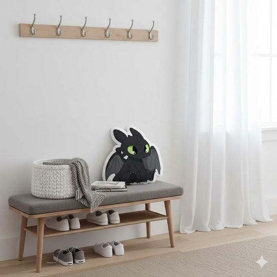 Toothless Pillow, How to Train Your Dragon Cushion
