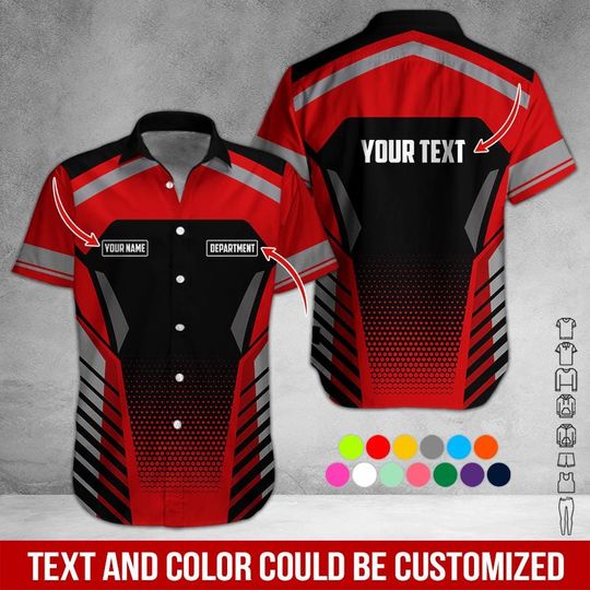Custom Workwear Full Color 3D All Over Printed Clothes