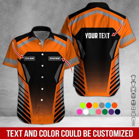 Custom Workwear Full Color 3D All Over Printed Clothes