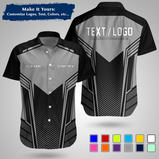 Custom  Construction Workwear Shirt  Personalized Uniform with Logo & Name