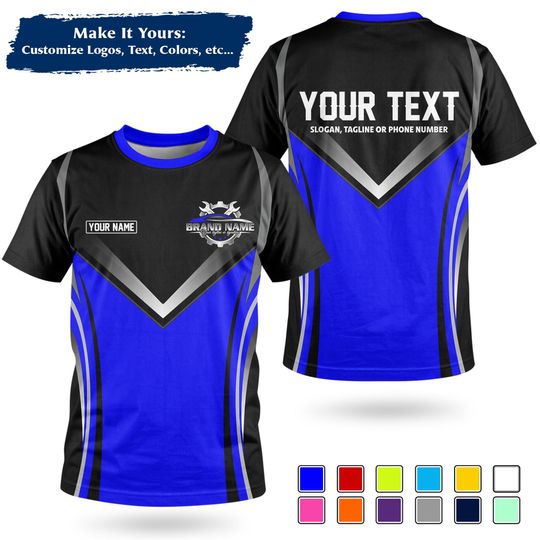Custom Workwear Shirt: Personalized Mechanic Company Uniform