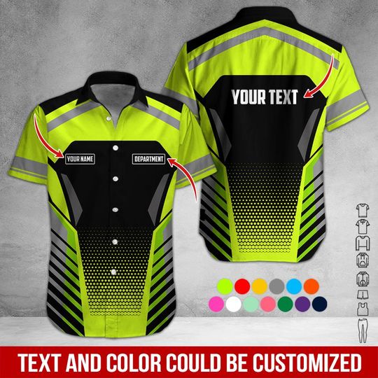 Custom Workwear Full Color 3D All Over Printed Clothes