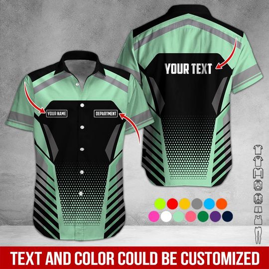 Custom Workwear Full Color 3D All Over Printed Clothes