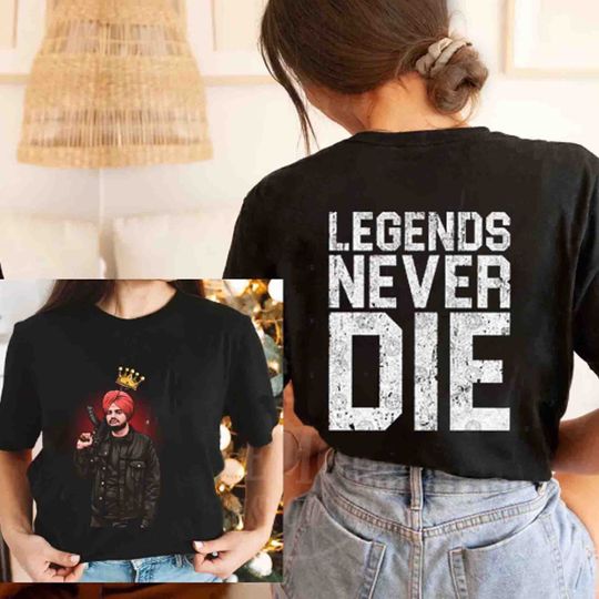 Sidhu Moose Wala Graphic Shirt, RIP Sidhu Moosewala 1993-2022 T-shirt