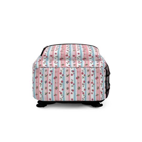 Floral Polyester Backpack