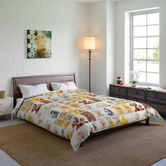 Winnie the Pooh Fleece Blanket for Kids Nursery Bedding and Decor