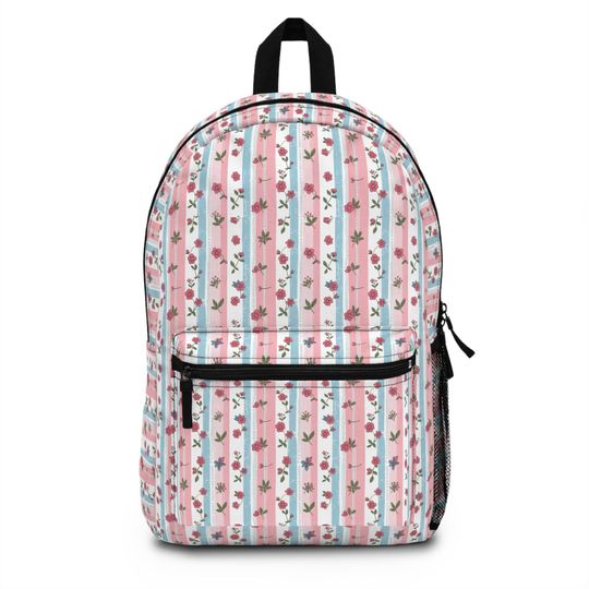 Floral Polyester Backpack