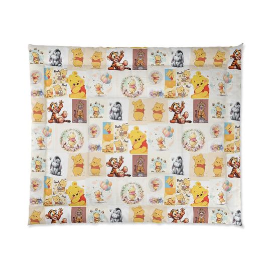 Winnie the Pooh Fleece Blanket for Kids Nursery Bedding and Decor