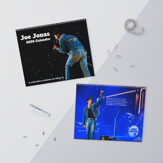 Joe Jonas Wall Calendar (2026)