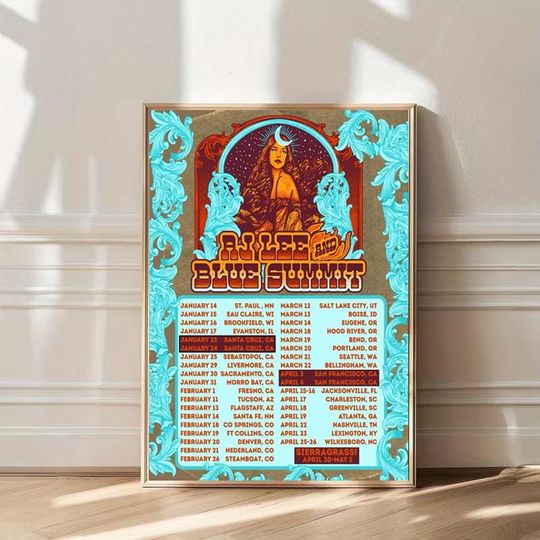 AJ Lee And Blue Summit Tour 2026 Poster, Custom Poster