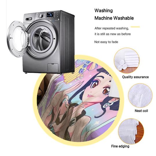 Zoey Huntrix Fleece Blanket, Kpop demon hunter Gift