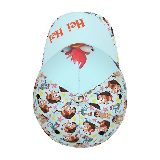 Custom Hei Hei Moana Baseball Cap Disney Trucker Hat