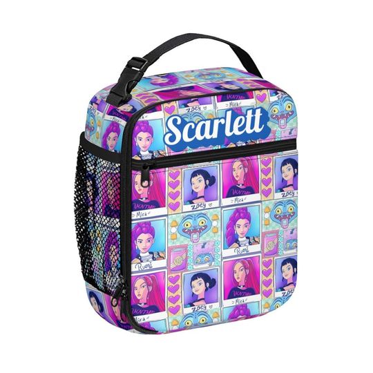 Kpop Demon Hunter Lunch Bag | Huntrix Merch Lunch Tote |  Gift for Kpop Lovers