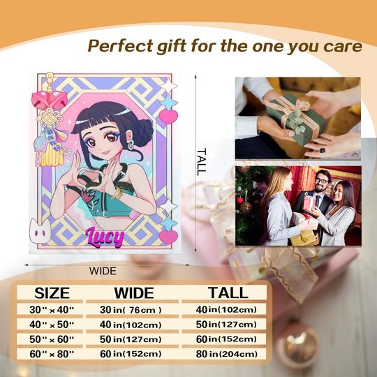 Zoey Huntrix Fleece Blanket, Kpop demon hunter Gift