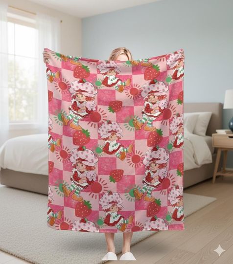 Strawberry Shortcake Baby Fleece Blanket,