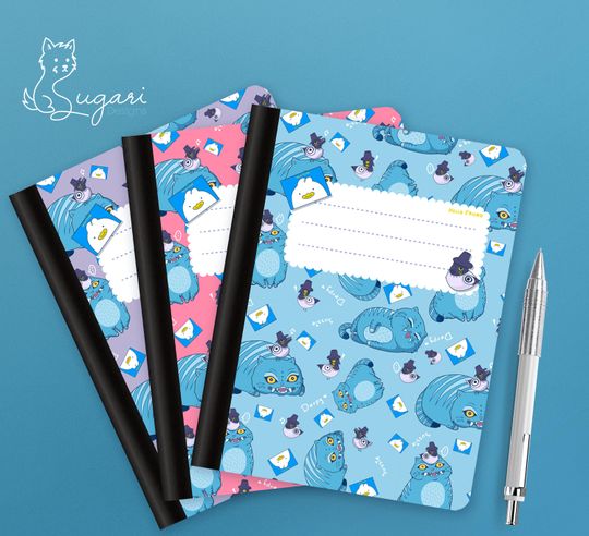 Derpy and Sussie KPop Demon Hunter Composition Notebook Cover