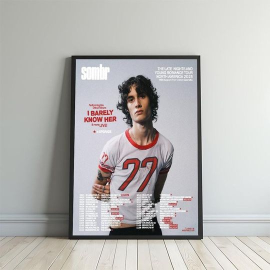 Custom Poster - Sombr 2025 Poster
