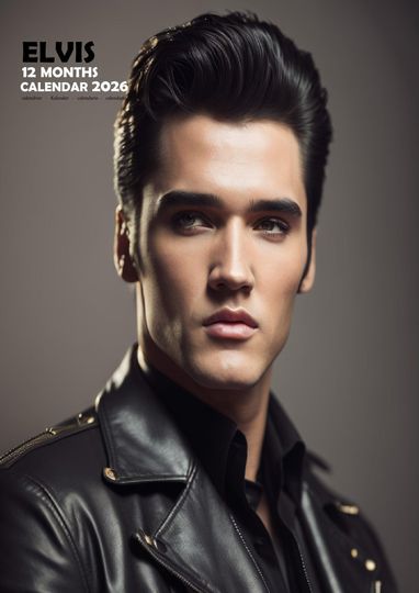 Elvis 2026 Calendar, New Year Gift, Home Decor
