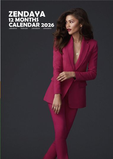 Zendaya 2026 Calendar, New Year Gift, Home Decor