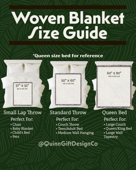 Fantasy Woven Blanket: A Golden Haired Queen & White Stag, Enchanted Forest and Castle