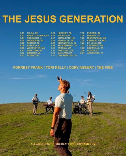Forrest Frank The Jesus Generation Tour 2026 Poster