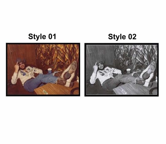 Hank-Williams Finger Vintage Poster, Best Singer Poster