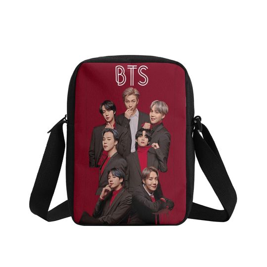 BTS Kpop Boy Band Crossbody Bag, Bangtan Boys Crossbody Bag, Arirang Army Bag, K-Pop BTS Merch, BTS Lover Gift