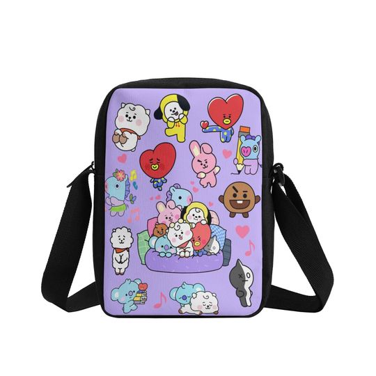 BTS Kpop Boy Band Crossbody Bag, Bangtan Boys Crossbody Bag, Arirang Army Bag, K-Pop BTS Merch, BTS Lover Gift