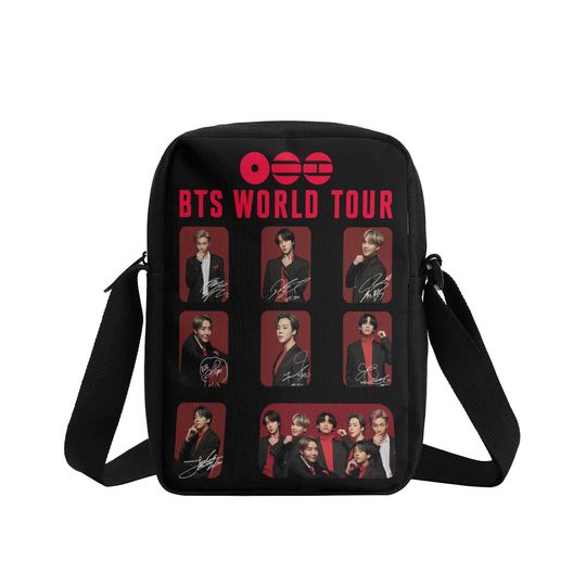 BTS Kpop Boy Band Crossbody Bag, Bangtan Boys Crossbody Bag, Arirang Army Bag, K-Pop BTS Merch, BTS Lover Gift