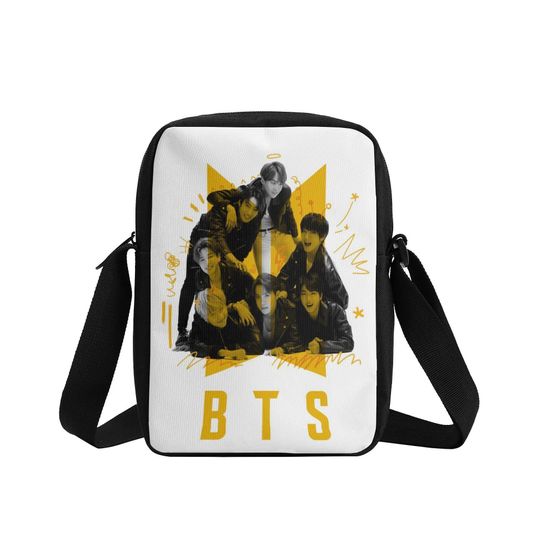 BTS Kpop Boy Band Crossbody Bag, Bangtan Boys Crossbody Bag, Arirang Army Bag, K-Pop BTS Merch, BTS Lover Gift