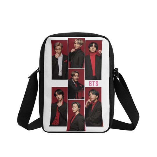 BTS Kpop Boy Band Crossbody Bag, Bangtan Boys Crossbody Bag, Arirang Army Bag, K-Pop BTS Merch, BTS Lover Gift
