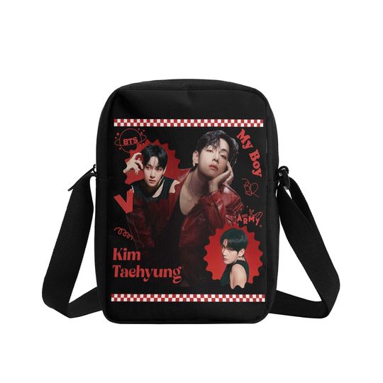 BTS Kpop Boy Band Crossbody Bag, Bangtan Boys Crossbody Bag, Arirang Army Bag, K-Pop BTS Merch, BTS Lover Gift