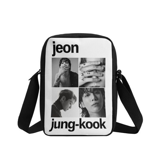 BTS JungKook Kpop Boy Band Crossbody Bag, Bangtan Boys Crossbody Bag, Arirang Army Bag, K-Pop BTS Merch,BTS Lover Gift