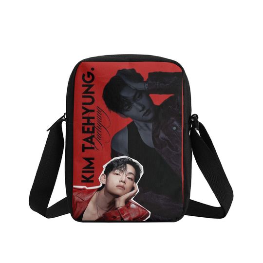 BTS Kim Taehyung Kpop Boy Band Crossbody Bag, Bangtan Boys V Crossbody Bag,  Arirang Army Bag, K-Pop BTS Merch