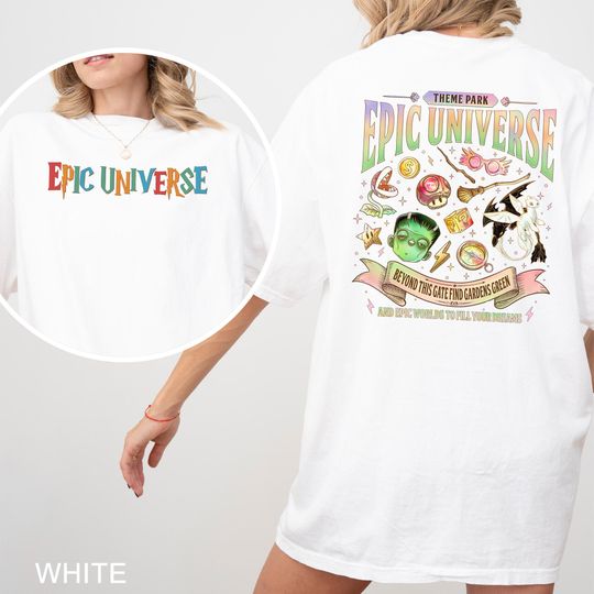 Epic Universe Shirt, Comfort Colors, Universal Studios Theme Park Trip Tee 413426