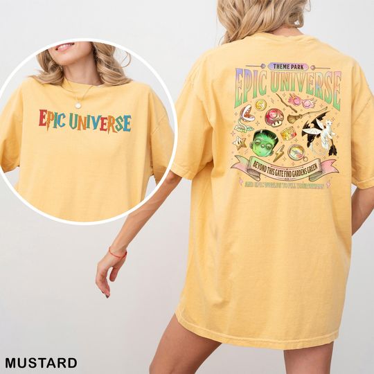 Epic Universe Shirt, Comfort Colors, Universal Studios Theme Park Trip Tee 413426