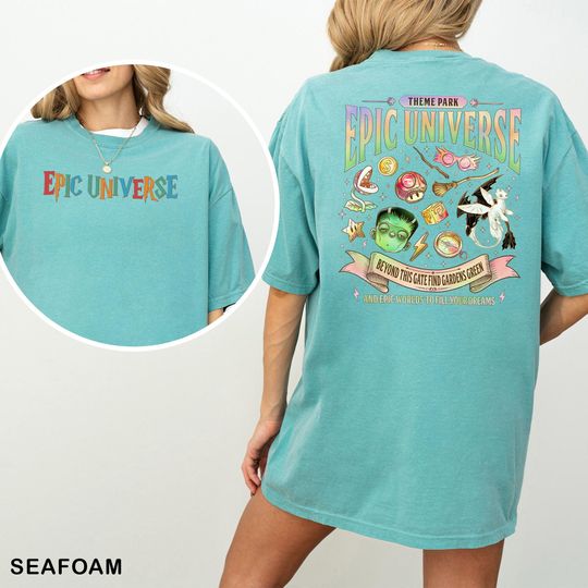 Epic Universe Shirt, Comfort Colors, Universal Studios Theme Park Trip Tee 413426