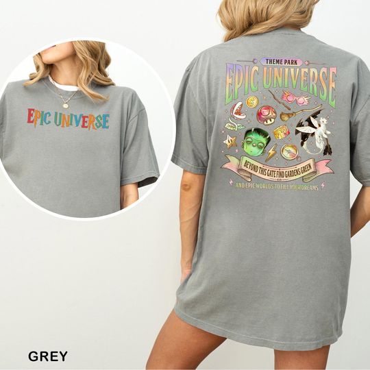 Epic Universe Shirt, Comfort Colors, Universal Studios Theme Park Trip Tee 413426