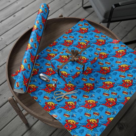 67 Wrapping Paper | Six-Seven Comic inspired Gift Wrap | Gen Alpha Meme Present Wrap | Funny six seven Design
