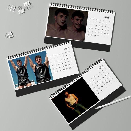 2026 Desk Calendar - All About Paul Mescal