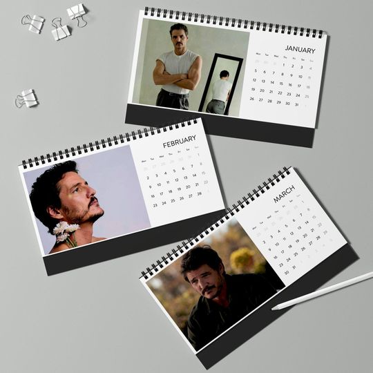 2026 Desk Calendar - All About Pedro Pascal