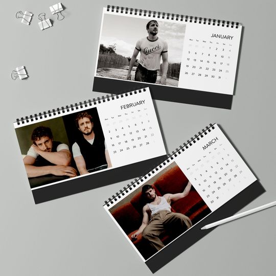 2026 Desk Calendar - All About Paul Mescal