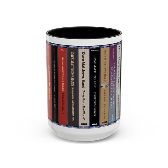 Dave Matthews Band Cassette Mug, Music Lover Gift, Accent Coffee Cup
