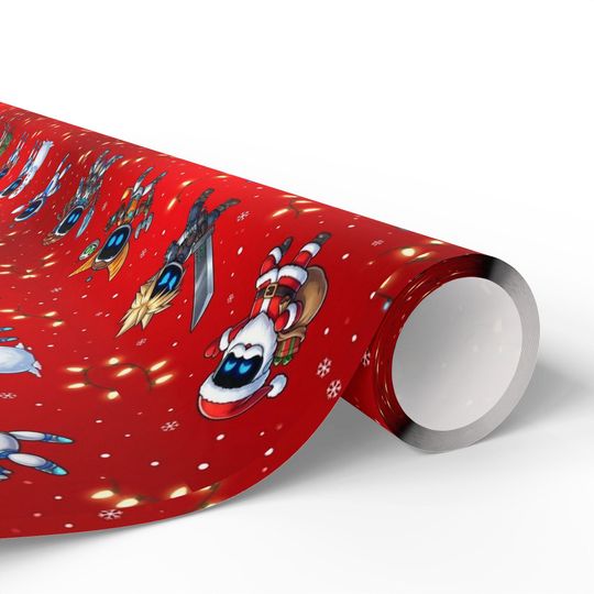 Astro Bots Holiday Heroes Wrapping Paper | Cloud, Ratchet, Aloy & More!