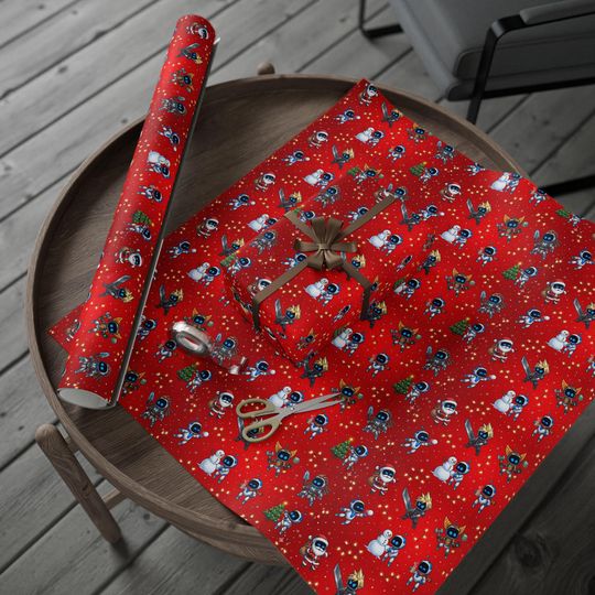 Astro Bots Holiday Heroes Wrapping Paper | Cloud, Ratchet, Aloy & More!