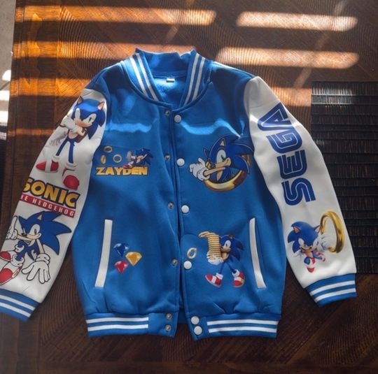 Custom Mario Brothers Youth Varsity Jacket
