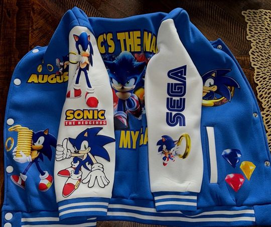 Custom Mario Brothers Youth Varsity Jacket