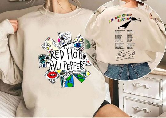 Red Hot Chili Peppers Shirt, Concert Shirt, Musician Matching Shirt, 2023 Tour Shirt