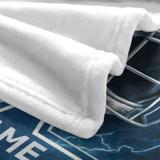 Personalized Dallas Cowboys Flannel Blanket, Football Gift