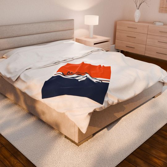 Denver Broncos Throw Blanket